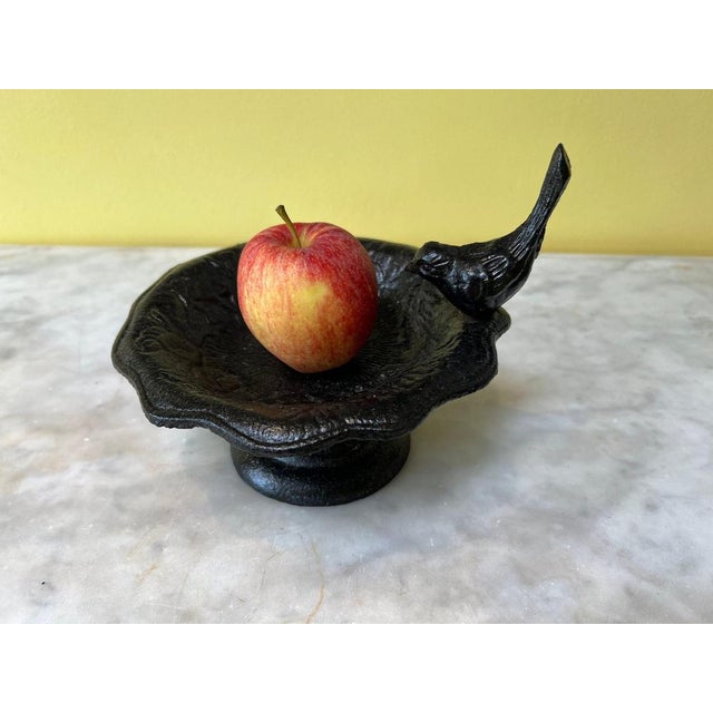 Antique Victorian cast iron bird bath/bon-bon dish A rare and beautiful example of the Victorians’ skill in designing and...