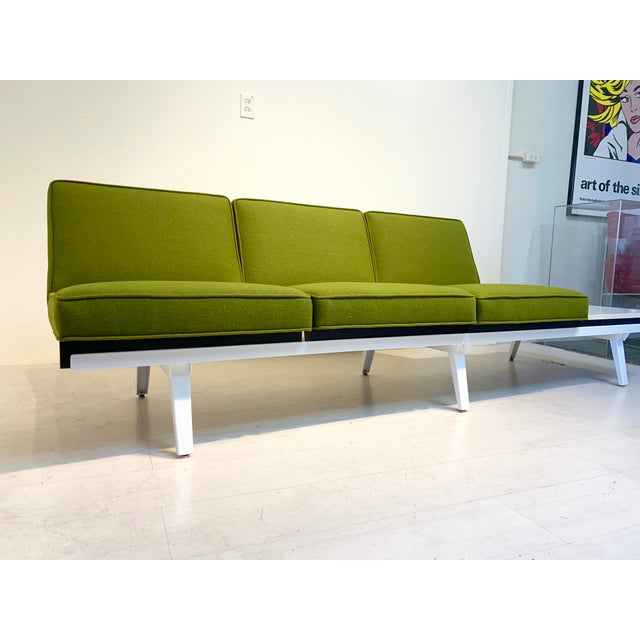 Mid Century Modern Nelson for Herman Miller Steel Frame Sofa