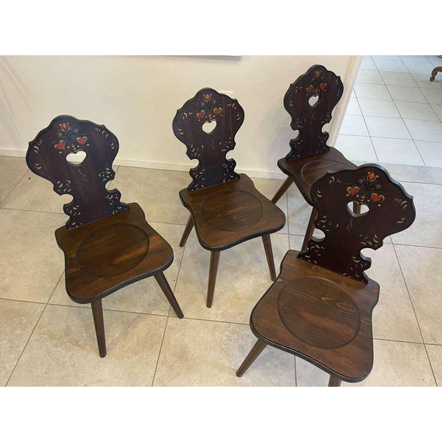 Vintage Side Chairs, Set of 4 For Sale - Image 12 of 16