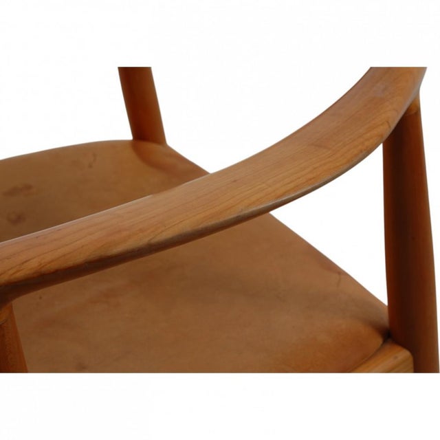 The Chair in Cherry Wood by Hans Wegner, 1990s For Sale - Image 13 of 18