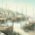 Mid-Century Modern 1977 Vintage Coastal Harbor Print -Original Alferio Maugeri For Sale - Image 3 of 8