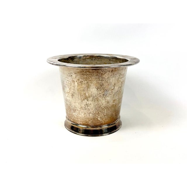 Silver Neo-Classical Silver Plated Wine Cooler, 1900s For Sale - Image 8 of 11