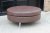 Metal Mid Century Modern Crocodile Leather Ottoman Coffee Table For Sale - Image 7 of 7