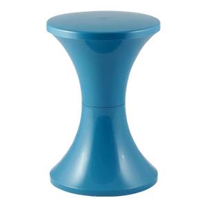 Tam Tam Tulip Stool Vintage Space Age by Henry Massonnet Atomic Curacao Blue Made in France