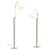 Metal Height-Adjustable Floor Lamps, 1960s, Set of 2 For Sale - Image 7 of 7