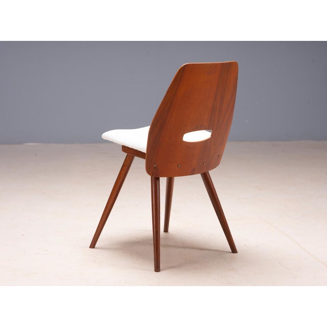 Vintage Chairs Tatra Pravenec Gentleman Mid-20th Century, Czechoslovakia, 1950s, Set of 4 For Sale - Image 6 of 9