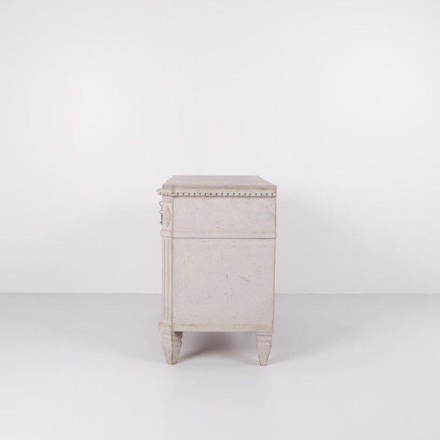 Gustavian Grey Chests of Drawers, 1790, Set of 2 For Sale - Image 11 of 16