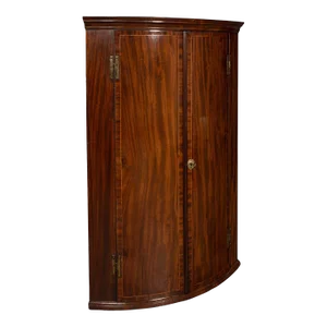 1780s Antique Georgian English Corner Cabinet