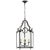 French Market Medium Lantern in Black Rust Designer: Chapman & Myers Canopy: 5.5" Round Mounting: Chain Shade Detail:...