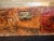 Camel Antique 1920s Pyrography Box With Floral Motif With Brass Hinges and Clasp For Sale - Image 8 of 8