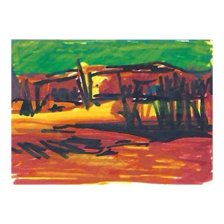 1970s Robert Angeloch Landscape Painting For Sale