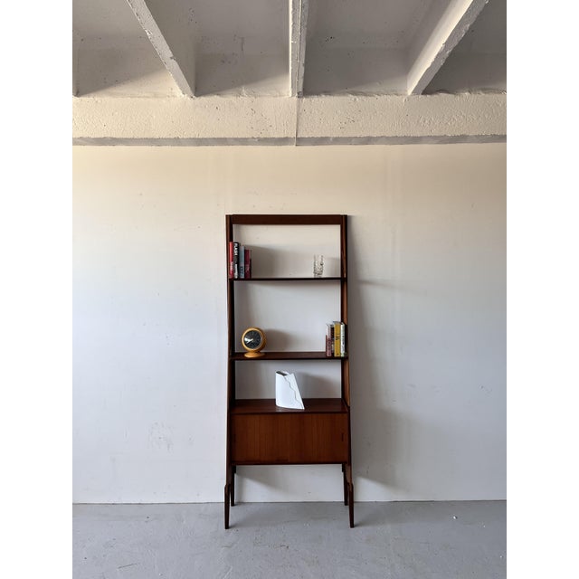 Brown Bookcase by Einar Raknes & Sønner Furniture Factory, 1960s For Sale - Image 8 of 13