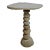 Vintage Organic Modern Stacked River Rock Bistro Table For Sale