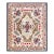 Marvelous Ivory Ground Color and Adorable Details Floral-Medallion Desing Antique American Hooked Rug For Sale