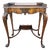 Louis XV Style Carved Wood Side Table with Gallery Top and Cabriole Legs, 1930s For Sale
