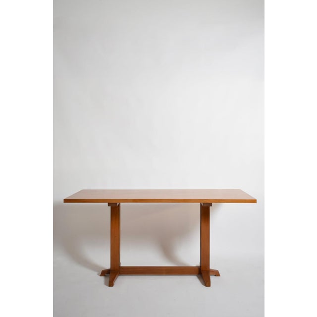 Light Wood Console Table, 1970s For Sale - Image 3 of 5