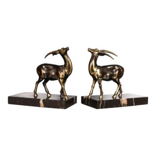 Pair of French Art Deco 1930 Bookends For Sale