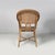 Art Nouveau Italian Chairs with Armrest in Rattan, 1900s, Set of 2 For Sale - Image 5 of 18