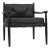 NOIR Fogel Lounge Chair, Charcoal Black For Sale