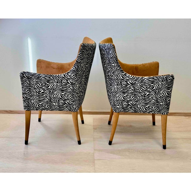 Italian Giorgina Armchairs by Giorgetti, 1980s, Set of 2 For Sale - Image 6 of 15