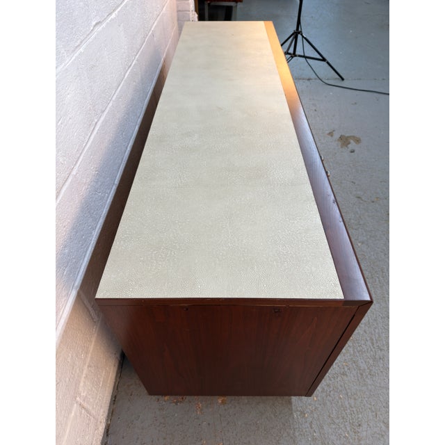 Wood Mid-Century Modern Style Office Credenza For Sale - Image 7 of 13