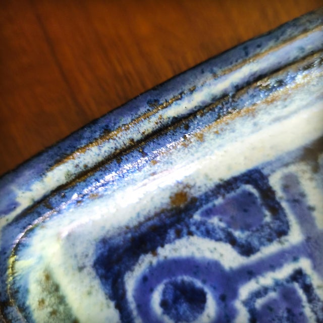 1960s Ceramic Wall Plate by Herluf Gottschalk Olsen, Denmark, 1960s For Sale - Image 5 of 16