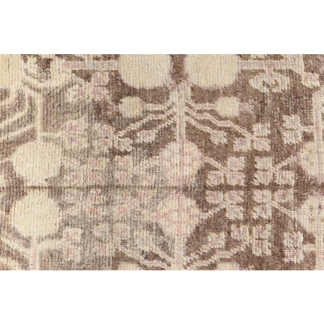 Midcentury Samarkand Handwoven Wool Rug Doris Leslie Blau For Sale In New York - Image 6 of 10