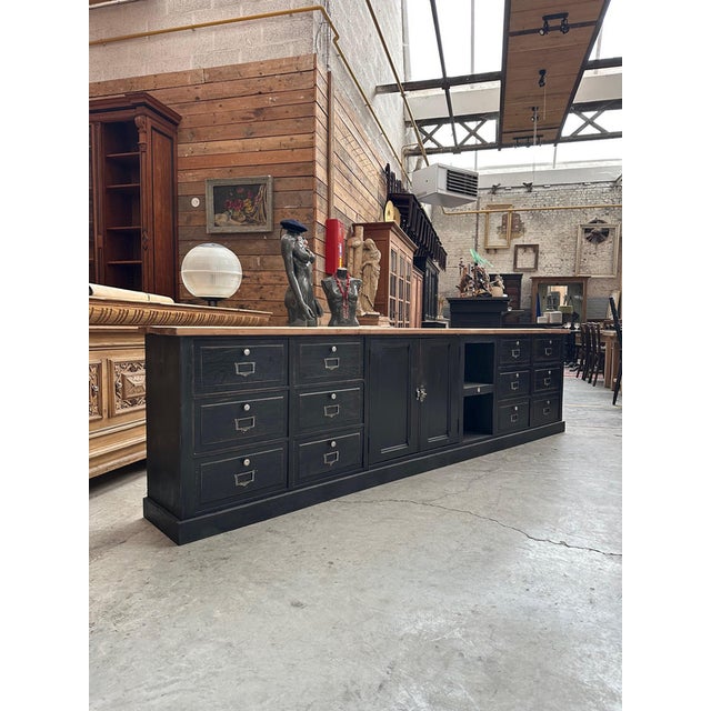 Handcrafted Sideboard in Wood For Sale - Image 15 of 15