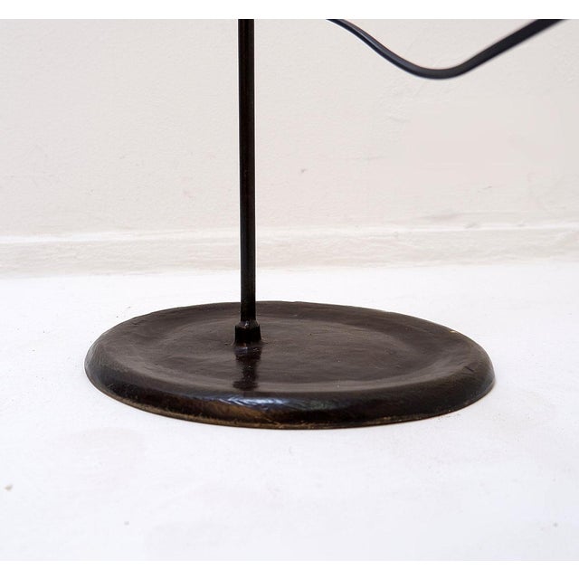 Adjustable Wrought Iron Floor Lamp For Sale - Image 14 of 15