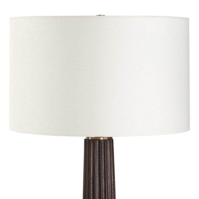 2020s Forage Dark Oak Floor Lamp For Sale - Image 5 of 7