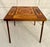 1970s Vintage Handcrafted Folding Game Table With Marquetry Compass Star Top For Sale - Image 5 of 12