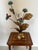 Mid-Century Modern 70’s Brass and Onyx Flower Sculpture For Sale - Image 3 of 9