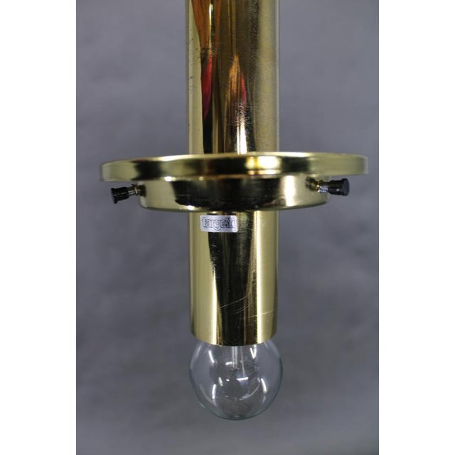 Pendant Glass Light attributed to Targetti, Italy, 1970s For Sale - Image 12 of 15