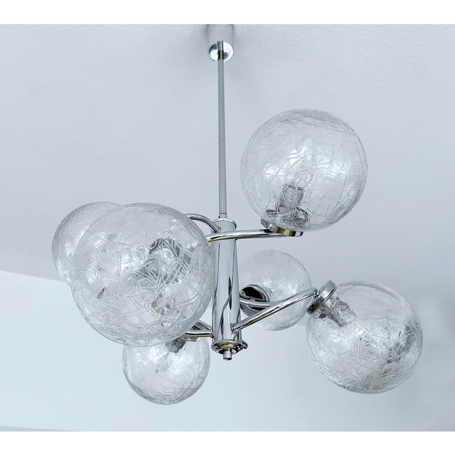 Vintage Space Age Pendant Light, 1970s For Sale - Image 10 of 18