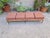 Large Francesco Giuseppe Series Bench with Brick Bouclé Seat by Luigi Caccia Dominioni for Azucena, 1950s For Sale - Image 10 of 16