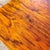 Metal Mid-Century Modern Flamed Wood Veneer Dining Table with Brass Feet, 1960s For Sale - Image 7 of 18
