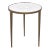 Side Table in White Shagreen and Mother of Pearl With Bronze Patina Brass by R&y Augousti For Sale