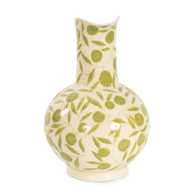 2020s Olivia Water Pitcher Sage Green For Sale - Image 5 of 11