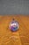 Glass Hand Blown Iridescent Frosted Art Glass Apple Paperweight Sculpture For Sale - Image 7 of 8