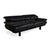 Alanda Leather Two-Seater Black Sofa Manual Function by Paolo Piva for B&B Italia C&B Italia For Sale - Image 5 of 15