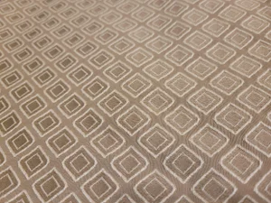 Gold Diamond Print Fabric- 5 Yards