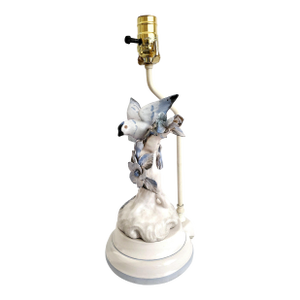 Lamp Porcelain Bird Restored