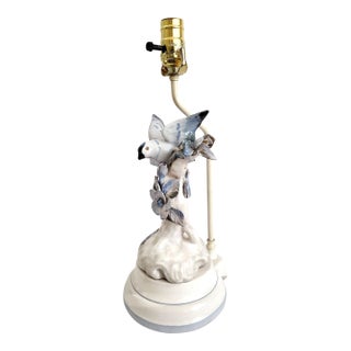 Lamp With Blue Bird Not Parrot For Sale