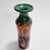Brutalist style ceramic vase with individual color composition, juried by the Applied Arts Company from the 1970s. Due to...