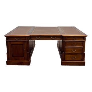 Large English Partner Desk For Sale