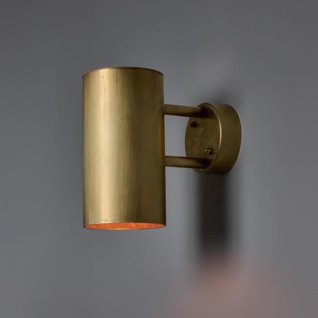 Hans-Agne Jakobsson C 627/110 'Rulle' Raw Brass Outdoor Sconces - a Pair For Sale - Image 10 of 17