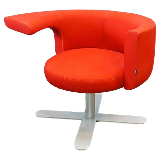 Vintage Lounge Chair by Otto Zape for Drabert, 1980s For Sale