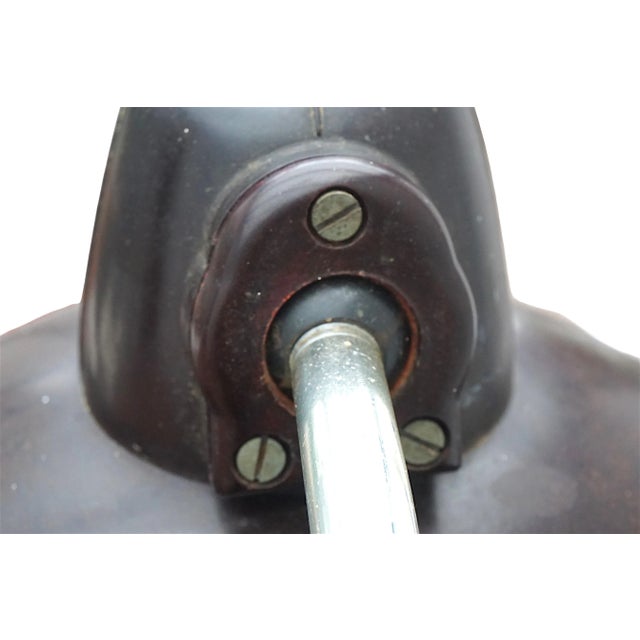 Vintage Bauhaus Lamp Modell 0342 by H. Bredendieck for Leipziger Leuchtenbau, 1950s For Sale - Image 4 of 16