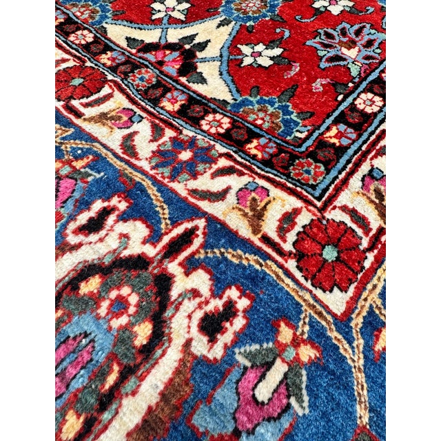 Antique Veramin Rug in Wool, 1920s For Sale - Image 10 of 18