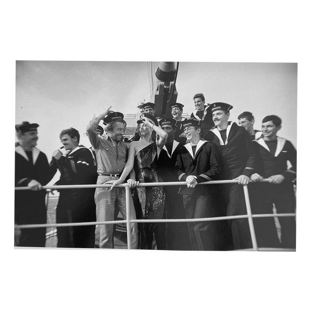 Marc Simon, Jane Birkin and Serge Gainsbourg, 1984, Silver Print For Sale
